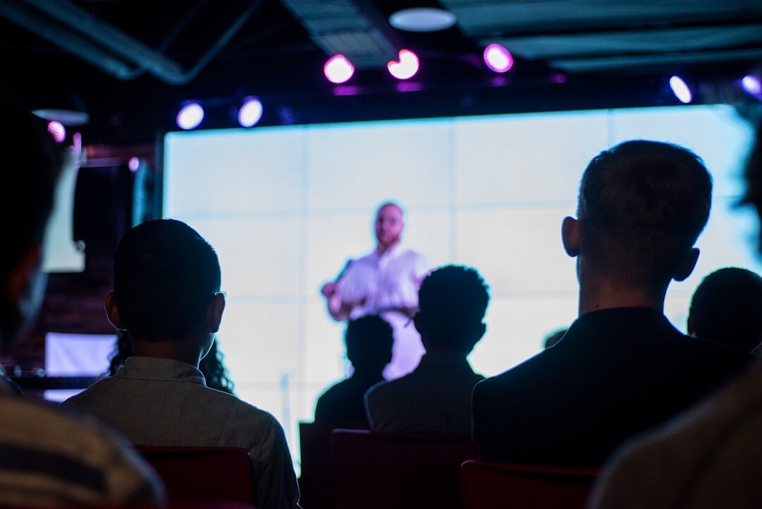 Public speaking training session