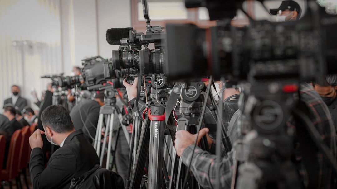 Media training with camera